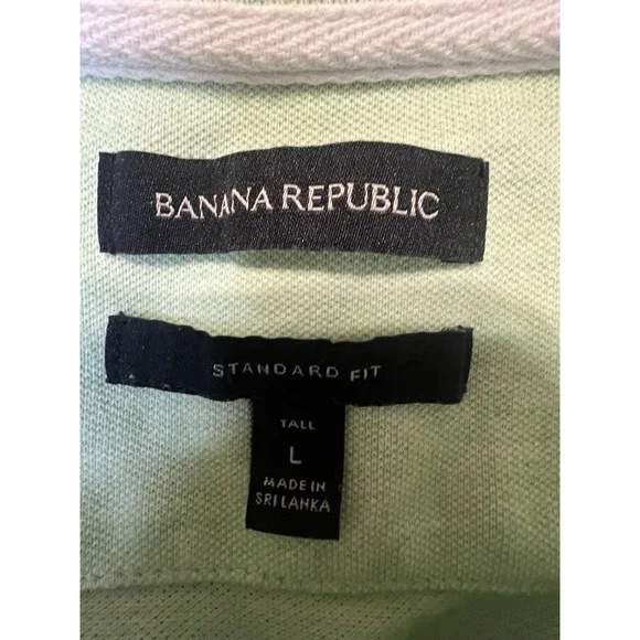 Banana Republic 2 Men's Cotton Large Tall Polo Shirts - Picture 9 of 11